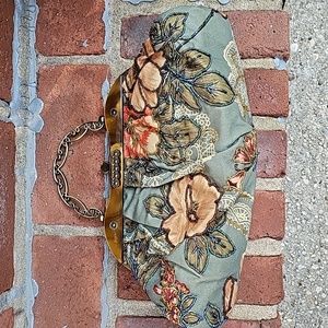 Vintage Inspired Embroidered Handbag